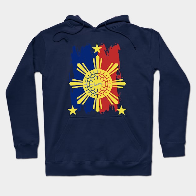 Philippine Flag / 3 Stars & Sun / Baybayin - HA Hoodie by Pirma Pinas